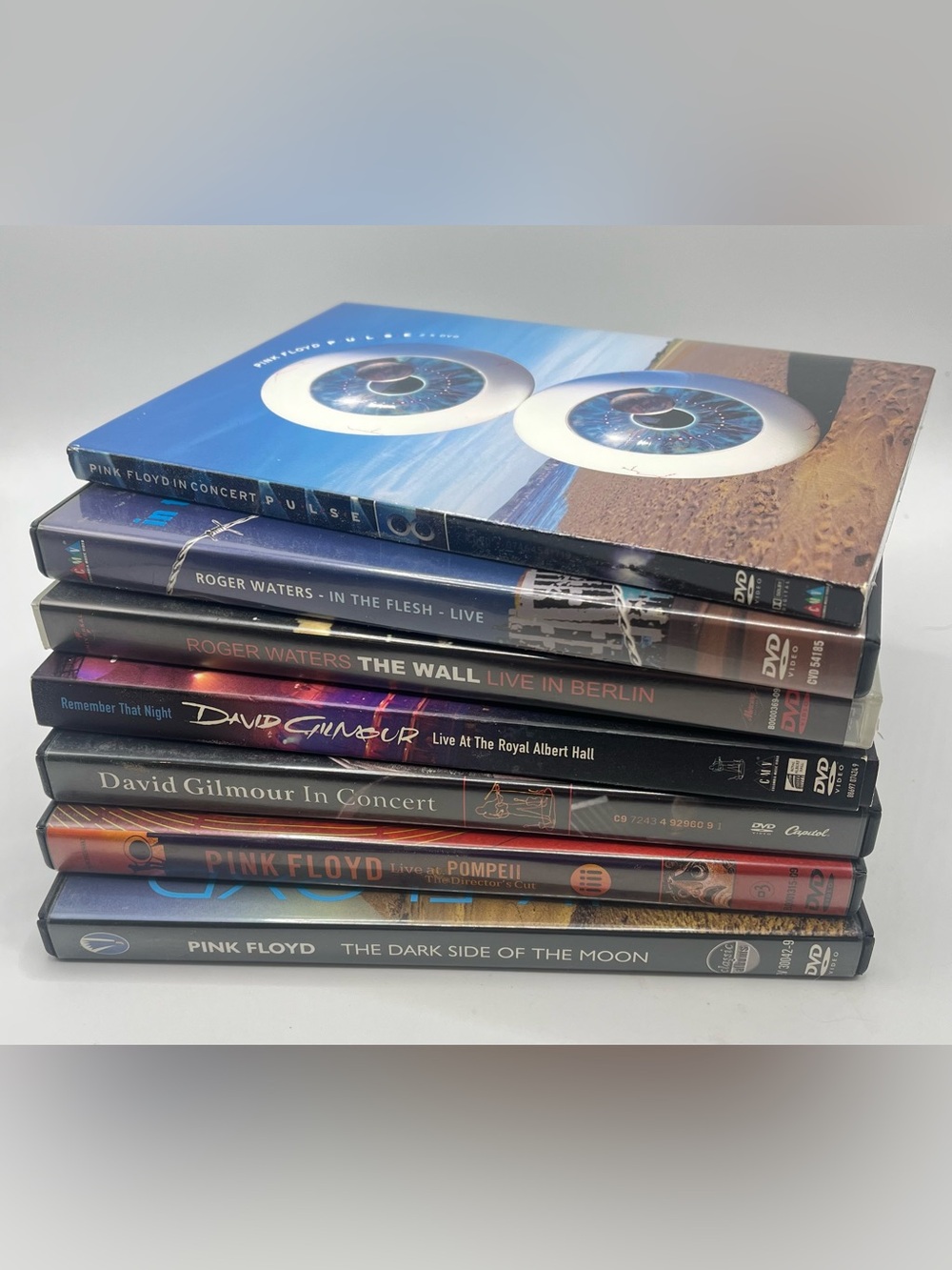 7-DVD Lot Pink Floyd The Dark Side Of The Moon Pulse Roger Waters David Gilmour